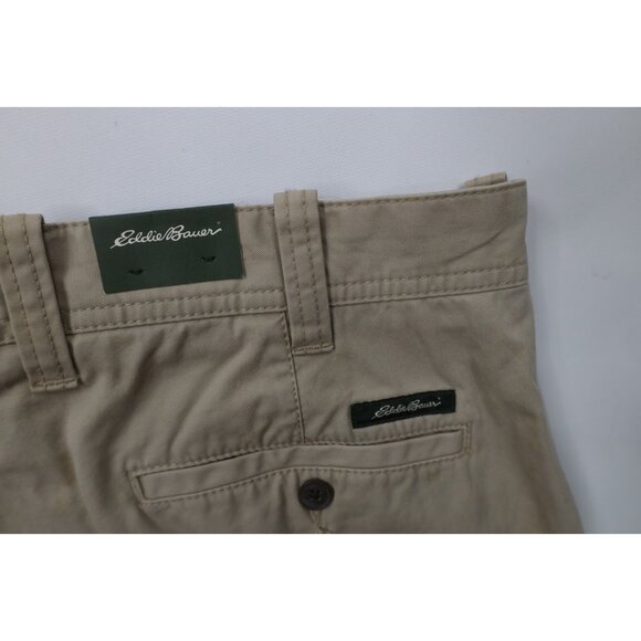 Deadstock Vtg Eddie Bauer Mens 36x32 Classic Fit Pleated Wide Leg Chino Pants - Picture 16 of 16